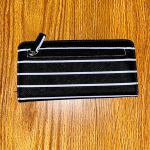 Black & White Striped Wallet